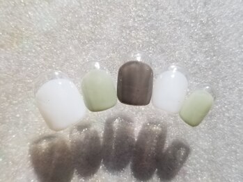 ネイルフロンティア 吉祥寺(NAIL FRONTIER)/色替クリアフレンチ5480円~