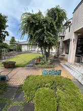 リセット(ReSET)/庭の芝生奥が「ReSET」棟です♪