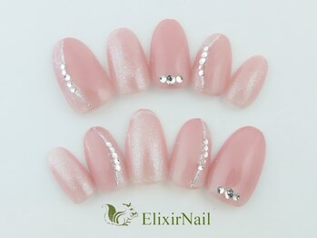 エリクサーネイル 五反田(Elixir Nail)/定額a シンプル/クーポン使用