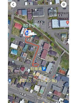 ウェルビー(Well & Be.)/【駐車場へのGoogleMap】