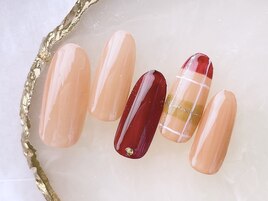 チェックネイル￥5980