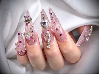 ルビーネイル 太閤通駅店(RUBY NAIL)/フリーデザインジェルスカルプ