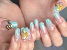 プルメリアネイル
