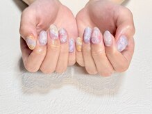 ヴェイスサロンアンバー(Vase Salon Amber)の雰囲気（マグネット♪フレンチ♪ワンカラージェルネイルをフィルインで☆）