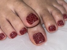 ネイルズカフェアン 姫路駅前店(nails cafe an)/foot onecolor