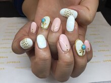 ネイルサロン コアラちゃん/【大理石ネイル】