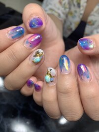 オーロラフィルムネイル
