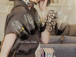 大人綺麗レースフラワーネイル