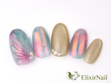 エリクサーネイル 渋谷(Elixir Nail)/定額bカジュアル/クーポン使用