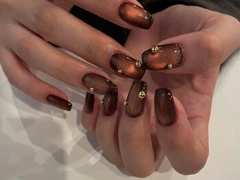 アイネイルズ 梅田店(I nails)/オレンジマグネットNarumi限定