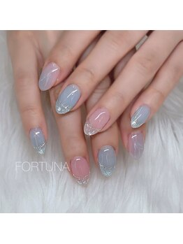 フォルトゥナ(FORTUNA)の写真/ショートネイルでも可愛く！豊富なカラーとパーツ、アートで"今やりたいデザイン"を叶えるサロン♪