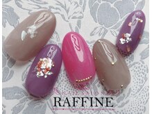 ネイルサロンアンドスクール ラフィーネ 池袋店/カラフルシェルネイル◆￥7990