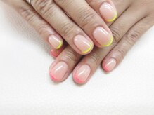 ネイルサロン キラップ(Nail Salon KiLAP)/ラインフレンチ￥6980