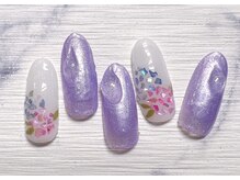 ネイルサロン インプレス(Impress)/紫陽花ネイル
