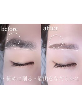 アイブロウメニューがあるサロン
