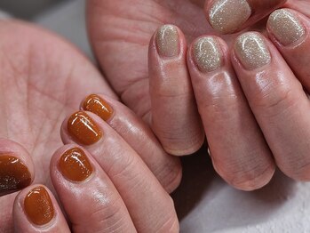 メルシー ネイル(mercii nail)/ちぐはぐワンカラー★
