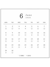 プラスアイビー 札幌店(+i.b)/6月の店休日のお知らせ