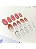 【定額ハンドジェルネイル】¥6000コース　ワンカラー/グラデ/フレンチ