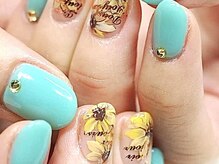 ナチュラ(natura)/ひまわりネイル