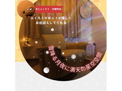 月とふくろうの写真