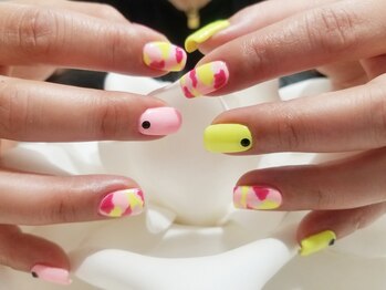 キープ ネイルサロン(KEEP)/夏色カモフラージュ♪