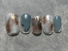 カラネイル 南森町店(calla nail)/もやもや水彩アート