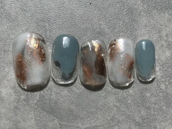 カラネイル 南森町店(calla nail)/もやもや水彩アート