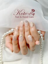 コト(KOTO)/春ネイル/花/ヌーディー