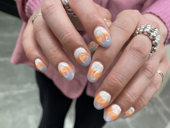 イビズ 新宿店(eviz)/もやもやネイル