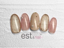 ドットピンクネイル