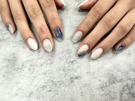 ニュアンス梅雨ネイル