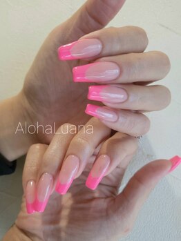 アロハ ルアナ(Aloha Luana)の写真/自爪にお悩みの方は長さだしがオススメ！スカルプの形、持ちに自信あり！こんな爪憧れてた！を実現します☆