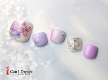 キャンアイドレッシー ヨコハマ元町店(Can I Dressy)/紫陽花/あじさい/フットネイル