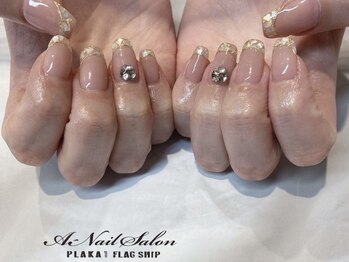 エーネイルサロン プラーカ本店(A-Nail Salon)/シェルフレンチネイル