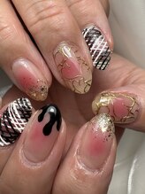 ナナイロ(716)/激カワバレンタインネイル！