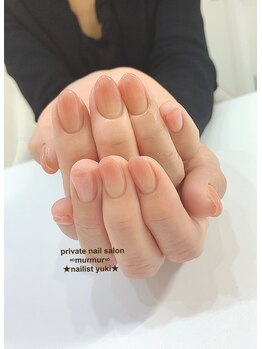 プライベート ネイルサロン マーマ(murmur)/春カラーグラデーション