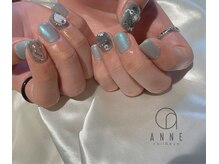 アンネ 梅田 GRACE店(ANNE)/夏にシックなアクセサリーネイル