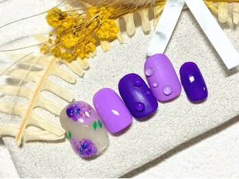 ブレス 仙台駅前本店(BLESS)/うるツヤ♪あじさいネイル!