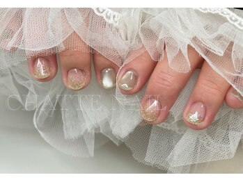 シャットネイル(CHATTE NAIL)/爪育デザインネイルAコース