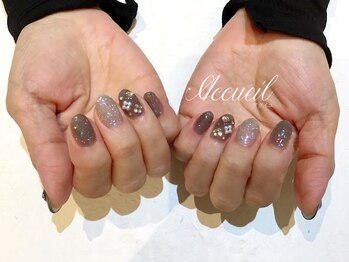 アクイユ 銀座店(ACCUEIL)/シアーブラックネイル