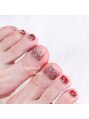 たゆ ネイル(たゆnail) 冬ネイルに大人気のフットツイードネイルデザイン♪