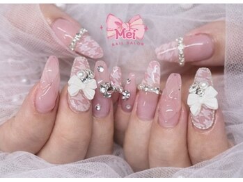 メイ(Mei)の写真/特別なイベントに合わせたいけどチビ爪でお悩みの方,可愛いアートやパーツを乗せたい時にもお薦め◎1本¥330