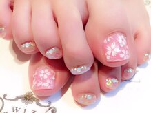 ネイルサロン ウィズ(Nail Salon Wiz)/フットアート　やり放題￥6912