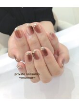 プライベート ネイルサロン マーマ(murmur)/先端ミラーネイル