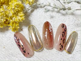 ヒョウ柄ネイル
