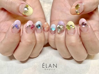 エラン メグロ(ELAN Meguro)/パステルカラー　フレンチ