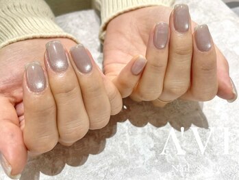 ネイルアンドアイラッシュ アヴィ(Nail and Eyelash A'vi)/マグネットネイル/ワンカラー