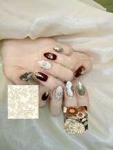 ベリルネイル 大久保店(Beryl NAIL)/振袖ネイル持ち込みデザイン