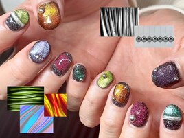 カラフルマグネット×ブラック☆