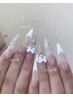 人気No.1♪【丁寧にケア込み】チップ長さだし10本アートコース¥11000
